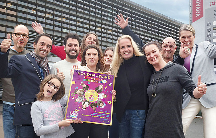 kinderen voor kinderen gouden award 2015 reclamebureau holland