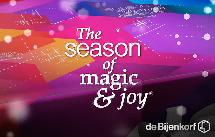 kerst animatie bijenkorf reclamebureau holland